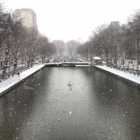 Paris Neige Nieve Snowing
